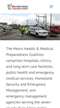 Mobile Screenshot of metrohealthready.org